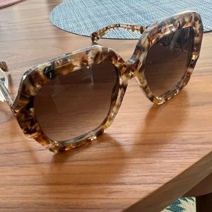 Chloe Square 55mm sunglasses with tags